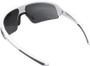 BBB Impulse Sports Glasses Glossy White/Dark Grey Frame Smoke Lens