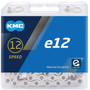 KMC e12 12 Speed 126L Silver eBike Chain 1/2x11/128"