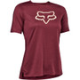 Fox Womens Flexair SS Jersey Dark Maroon 