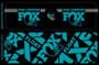Fox Custom Fork and Shock Decal Kit 2021 Turquoise