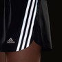Adidas Run Icons 3 Stripes Womens Running Shorts 4inch Black