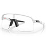 Oakley Sutro Lite Iridium Photochromic Glasses Matte White Clear Black