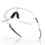 Oakley Sutro Lite Iridium Photochromic Glasses Matte White Clear Black