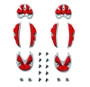 Sidi SRS MTB Carbon Ground Inserts Red Size 38/40