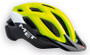 MET Crossover Active Helmet Safety Yellow/White/Black