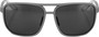 100% Konnor Square Sunglasses Soft Tact Dark Haze (Smoke Lens)
