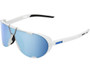 100% Westcraft Sunglasses Soft Tact White (HiPER Blue Multilayer Mirror Lens)