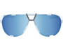 100% Westcraft Sunglasses Soft Tact White (HiPER Blue Multilayer Mirror Lens)