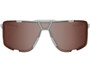 100% Eastcraft Sunglasses Soft Tact Cool Grey (HiPER Crimson Silver Mirror Lens)