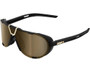100% Westcraft Sunglasses Soft Tact Black (Soft Gold Mirror Lens)