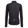 Santini SMS Colore Puro Long Sleeve Jersey 3W Black