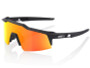 100% SpeedCraft SL Sunglasses - Soft Tact Black/HiPER Red Multilayer Mirror Lens