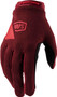 100% Ridecamp Womens Gloves Brick