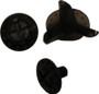 Troy Lee Designs SE4 Helmet Replacement Visor Screws Trans Black 2 Pack