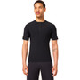 Oakley Point to Point 1/4 Zip Mens Blackout SS Jersey