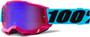 100% Accuri 2 MTB Goggles Lefleur/Mirror Red/Blue Lens