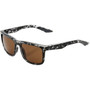 100% Blake Sunglasses Matte Black Havana (Bronze Lens)
