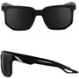 100% Centric Sunglasses Matte Black/Smoke Lens