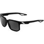 100% Centric Sunglasses Soft Tact Black/Grey Peak Polar Lens