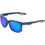100% Centric Sunglasses Soft Tact Blue (Blue Multilayer Mirror Lens)