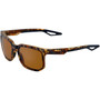 100% Centric Sunglasses Soft Tact Havana/Bronze Peak Polar Lens