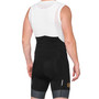 100% Exceeda Bib Shorts Black/Charcoal