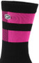 100% Flow Performance Socks Black/Fluo Pink