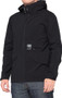 100% Hydromatic Parka Waterproof Jacket Black 2021 Medium