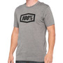 100% Icon SS T-Shirt Heather Grey