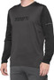 100% Ridecamp Long Sleeve Jersey Black/Charcoal