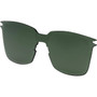 100% Legere Square Replacement Lens Grey Green