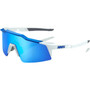 100% Speedcraft SL Matte White/Blue HiPER Blue