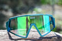 KOO Spectro Sunglasses BORA Metallic Green Green MR Lens