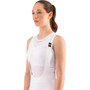 Soomom Womens All-Around Lightweight Singlet Base Layer White