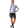 Castelli Squadra Stretch Womens Jacket Silver Gray/Dark Gray