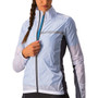 Castelli Squadra Stretch Womens Jacket Silver Gray/Dark Gray