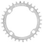 Wolf Tooth 104 BCD Chainring Drop-Stop B Raw Silver