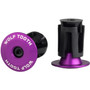Wolf Tooth Alloy Bar End Plugs Ultraviolet Purple