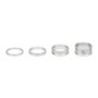 Wolf Tooth Headset Spacer Kit Raw Silver