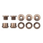 Wolf Tooth Set of 5 Chainring Bolts/Nuts for 1X Espresso