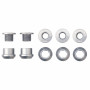 Wolf Tooth Set of 5 Chainring Bolts/Nuts for 1X Raw Silver