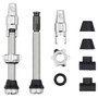 Wolf Tooth Tubeless Valve Kit for Clik Valves 44mm Raw Silver
