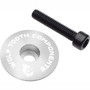 Wolf Tooth Ultralight Stem Cap and Bolt Raw Silver