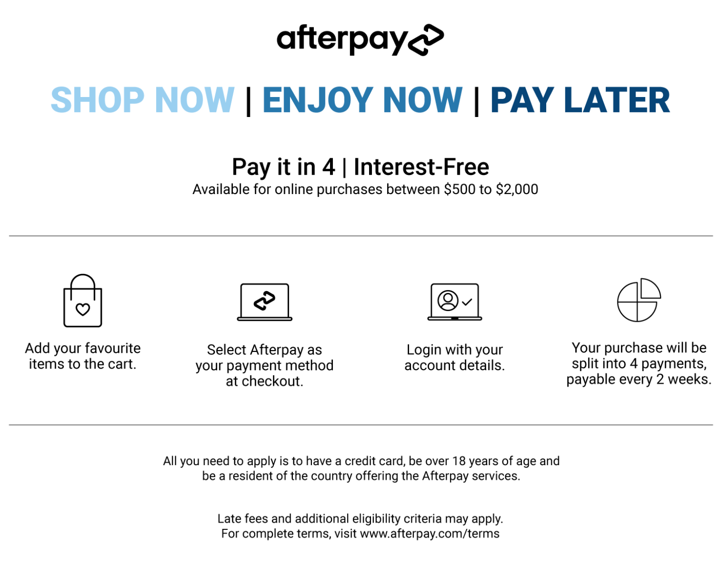 Afterpay is now available on BikeExchange