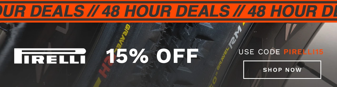 Pirelli 15% off