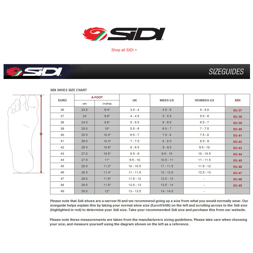 Sidi Comfort Fit Innersole