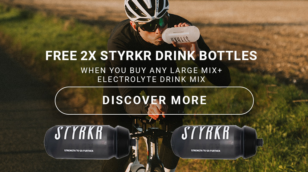 2x free styrkr bottles with large styrkr mix plus
