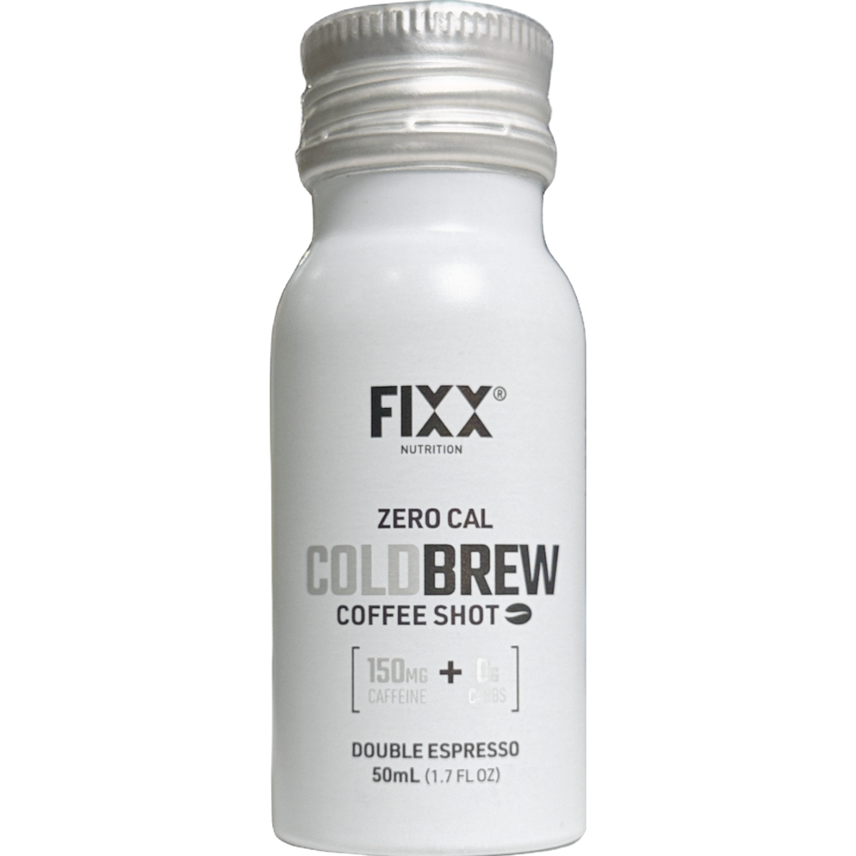 Fixx Nutrition Cold Brew Coffee Shot Bottle Sugar Free 50mL