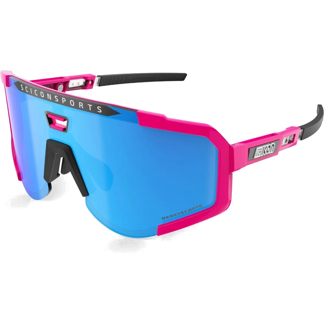 Scicon Aeroscope Pink Fluo/Multimirror Blue Sunglasses