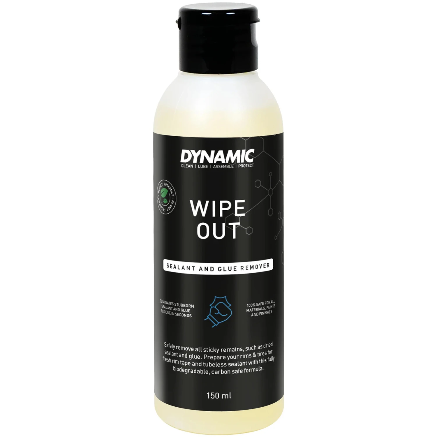 Dynamic Bike Care Wipe Out Sealant Cleaner 150ml Bottle